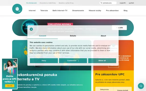 www.upc.sk