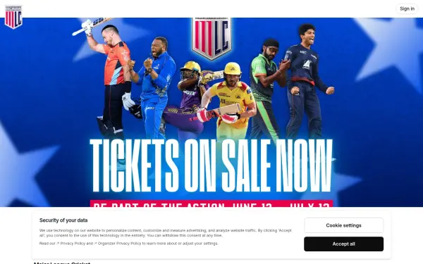 tickets.majorleaguecricket.com