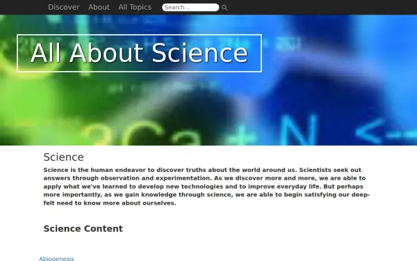 www.allaboutscience.org