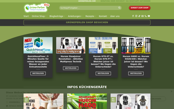 www.grueneperlen.com