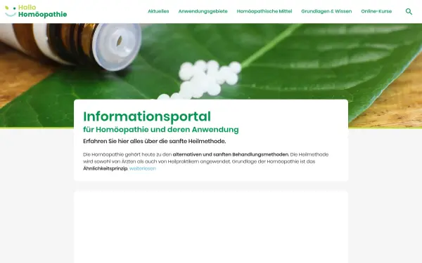 www.hallo-homoeopathie.de