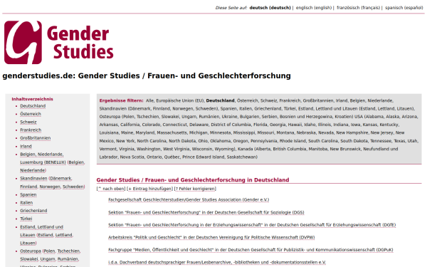 www.genderstudies.de