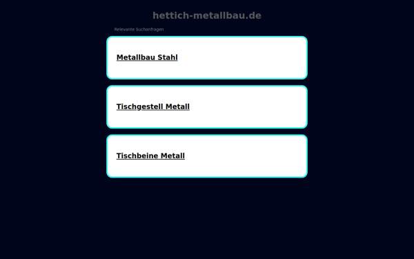 hettich-metallbau.de