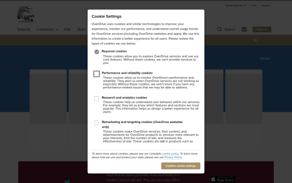 clamsnet.overdrive.com