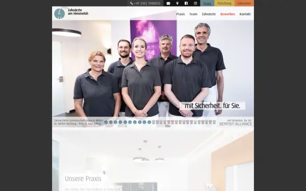 www.zahnmedizinwitten.de