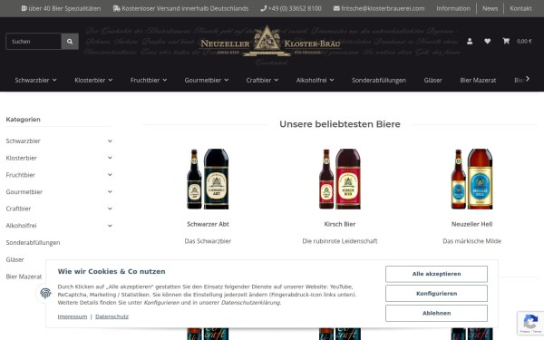 shop.klosterbrauerei.com