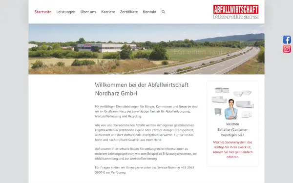 abfallwirtschaft-nordharz-gmbh.de