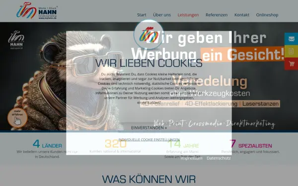 www.druckerei-hahn.de