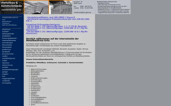 metallbau-gritz.de