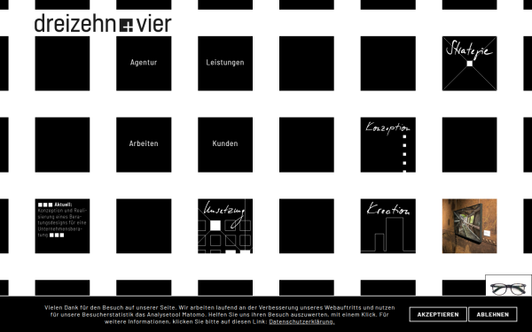 www.dreizehnundvier.de