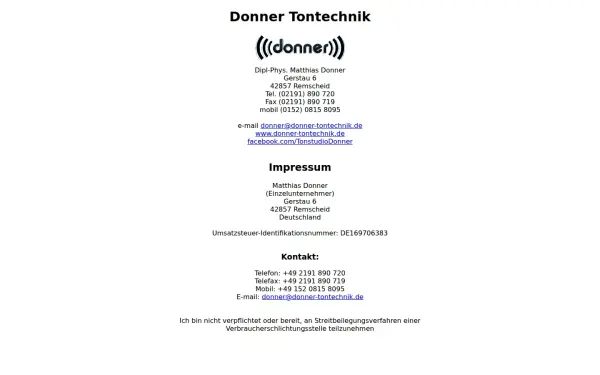donner-sound.de