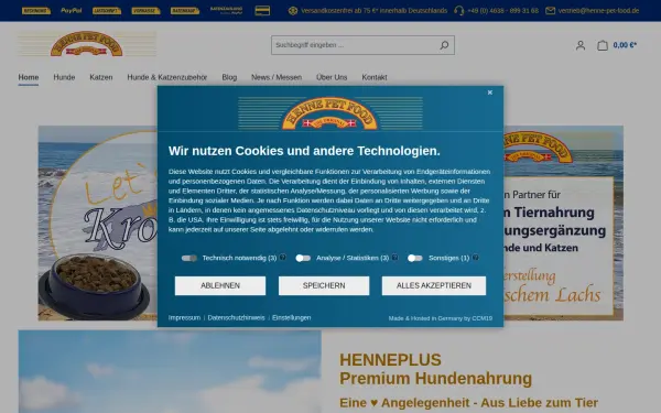 henne-pet-food.de