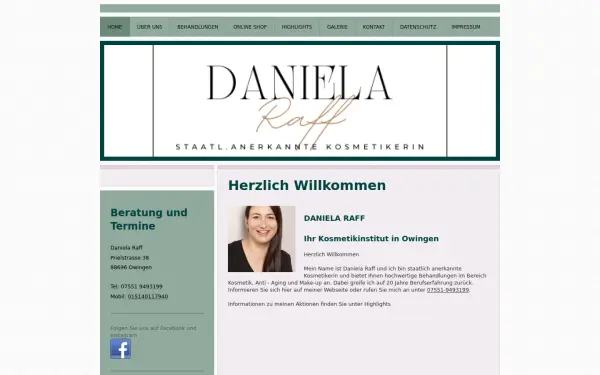 www.kosmetik-daniela-raff.de