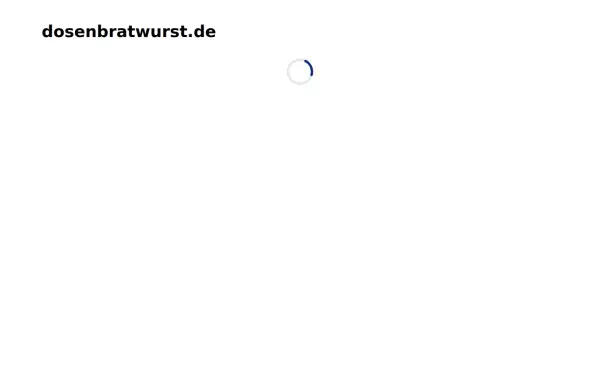 dosenbratwurst.de
