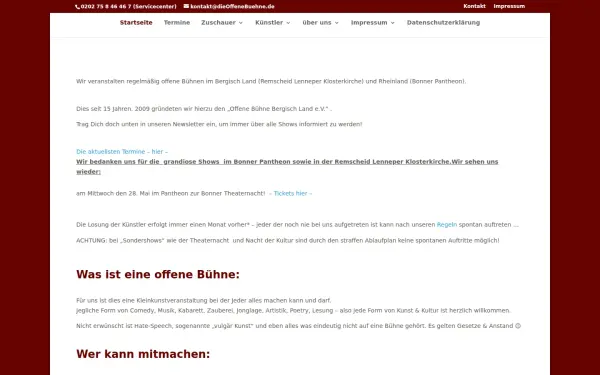 dieoffenebuehne.de