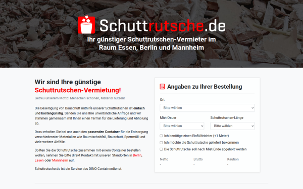 www.schuttrutsche.de