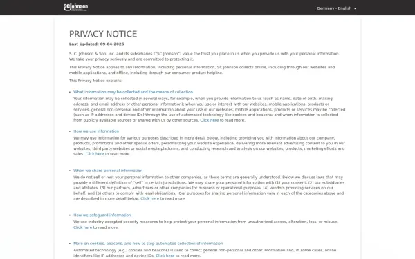 privacy.scjbrands.com