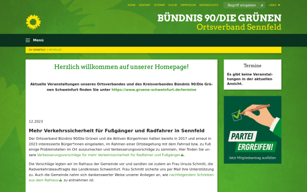 www.gruene-sennfeld.de