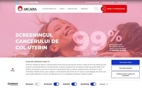 www.arcadiamedical.ro