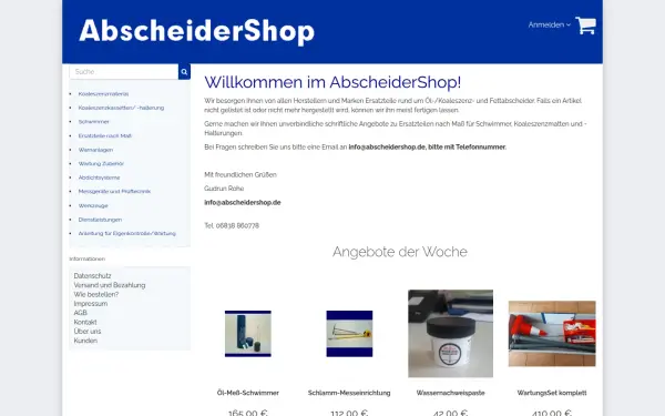 www.abscheidershop.de