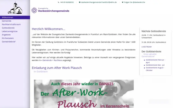 www.dankeskirche.de