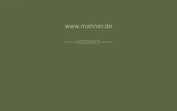 mahner.de