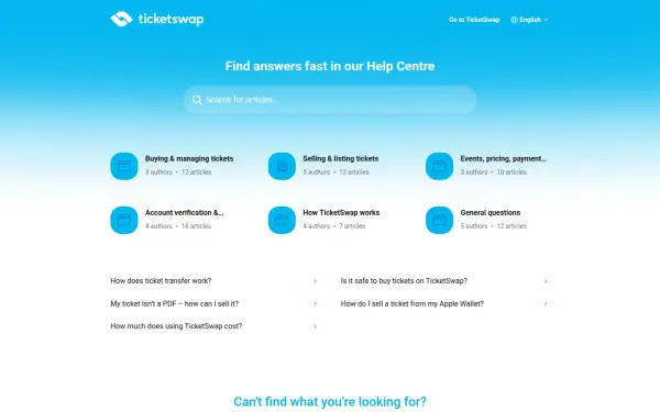 help.ticketswap.com