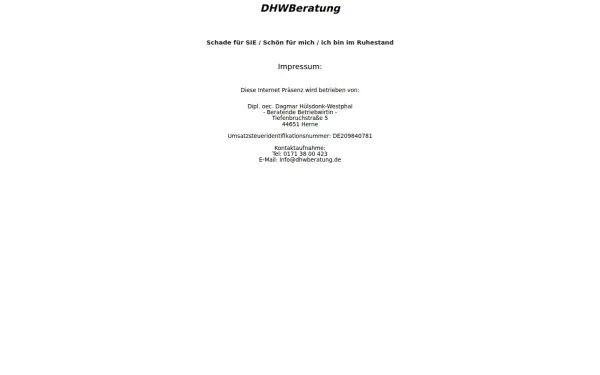 dhwberatung.de