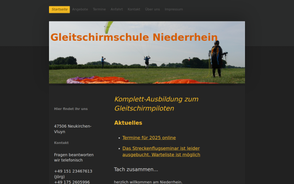 www.gleitschirmschule-niederrhein.de