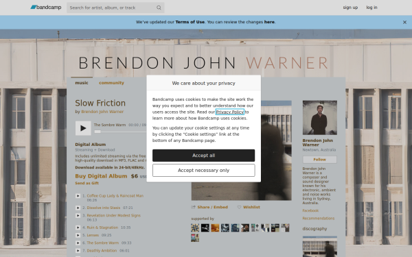brendonjohnwarner.bandcamp.com