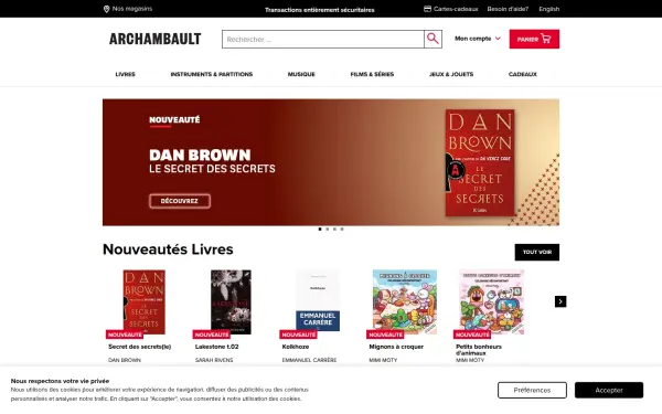 www.archambault.ca