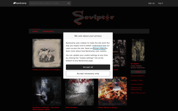 sculptor.bandcamp.com