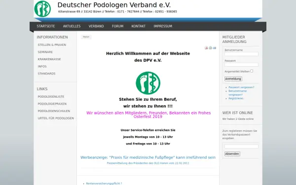 deutscherpodologenverband.de