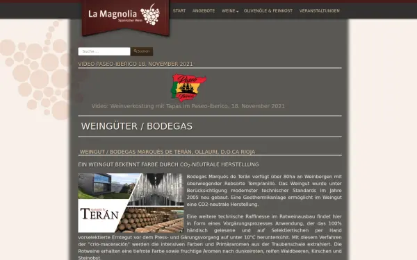 www.lamagnolia-vino.de