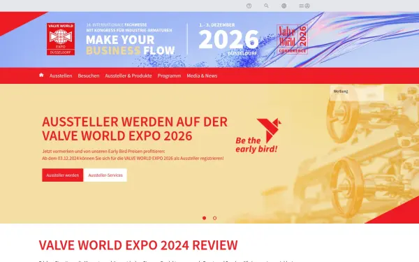 www.valveworldexpo.de