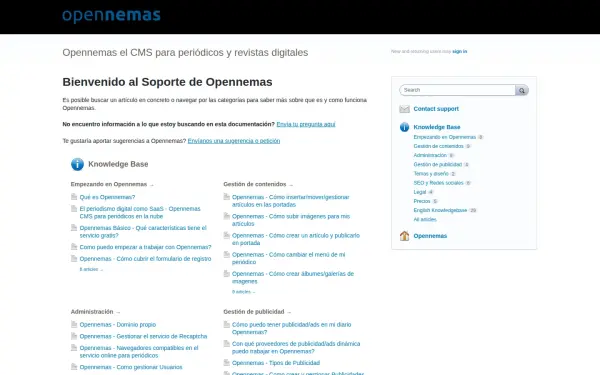 help.opennemas.com