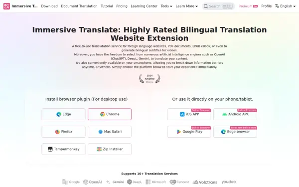 immersivetranslate.com