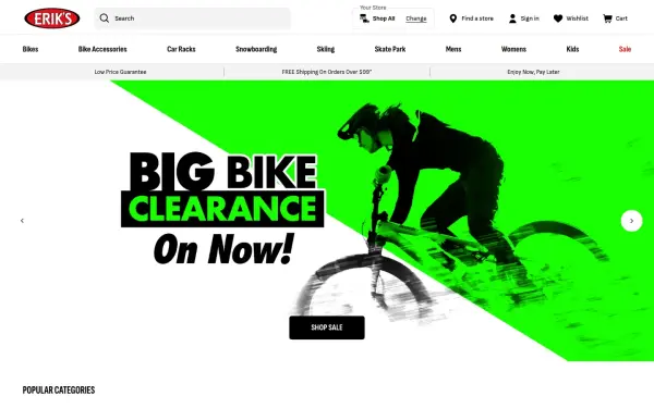 www.eriksbikeshop.com