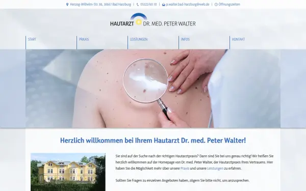 www.hautarztpraxis-badharzburg.de