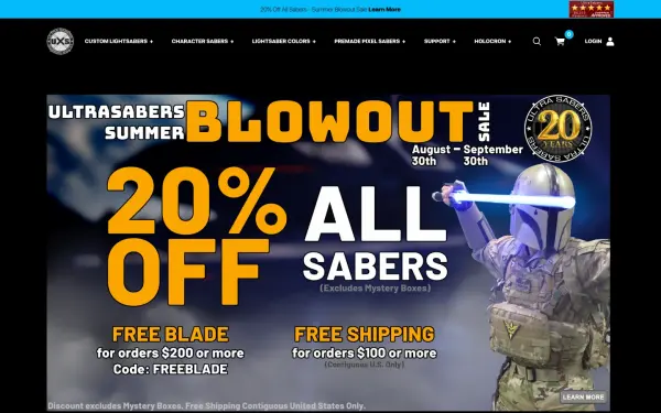 ultrasabers.com