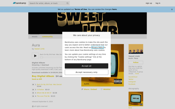 sweetlimb.bandcamp.com