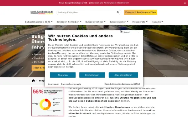 www.derbussgeldkatalog.de