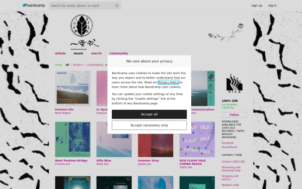 100percentsilk.bandcamp.com