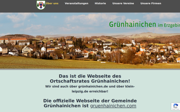 gruenhainichen.de