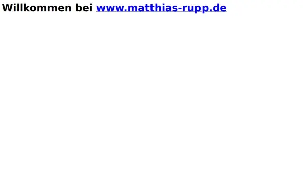 matthias-rupp.de