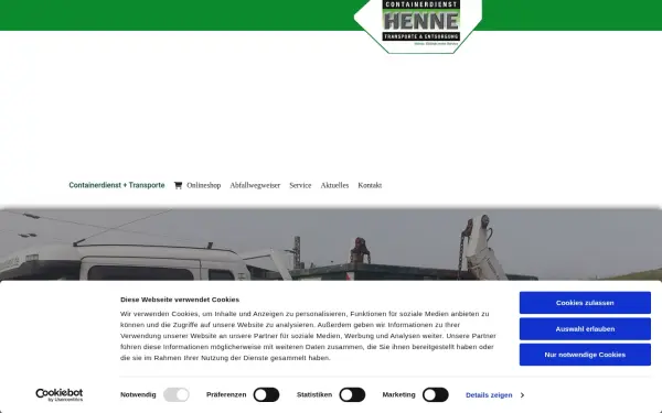 www.henne-containerdienst.de
