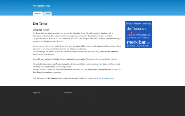 www.dertenor.de