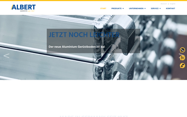 www.albert-gerueste.de