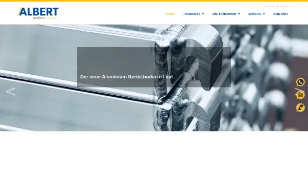 www.albert-gerueste.de