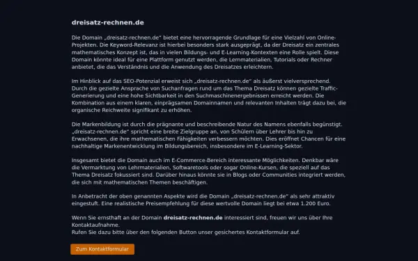 dreisatz-rechnen.de